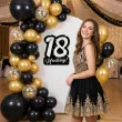 dekoracja na 18 urodziny duza liczba znak napis do przyklejenia glamour birthday 40 5x45 cm