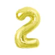 dekoracja na 2 12 20 25 urodziny balon foliowy cyfra 9 zloty ciemny duzy 33 dgt