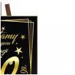 dekoracja na 30 urodziny drewniana tablica powitalna glamour zloto czarna powitanie gosci