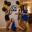 dekoracja na 30 urodziny duza liczba znak napis do przyklejenia glamour birthday 43 5x45 cm