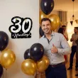 dekoracja na 30 urodziny duza liczba znak napis do przyklejenia glamour birthday 43 5x45 cm