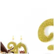 dekoracja na 30 urodziny swieczka na tort liczba 30 zloty partydeco 8 5 cm