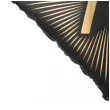 dekoracja na 70 urodziny balon foliowy glamour czarno zloty matowy do girland 20 sqr