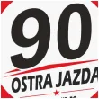 dekoracja na 90 urodziny kierowcy tablica powitalna traffic ostra jazda zaczyna sie po 90