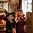 dekoracja na andrzejki halloween naklejki foliowe pajaki czarne ozdoba na okno 14 szt
