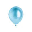 dekoracja na baby shower chrzest chlopca urodziny balony glossy metaliczne niebieskie 12 x50
