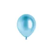 dekoracja na baby shower chrzest chlopca urodziny balony glossy metaliczne niebieskie 5 x50