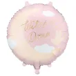 dekoracja na baby shower girl balon foliowy witaj w domu rozowy jasny 18 rnd