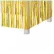 dekoracja na brzeg stolu fredzle zloty godan 80 x 300 cm