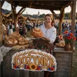 dekoracja na dozynki festyn wiejski festiwal zakonczenie zniw ozdoba na okno drzwi