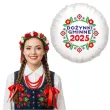 dekoracja na dozynki gminne 2025 balon foliowy kwiaty ludowe ozdoba do girlandy 18 rnd