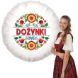 dekoracja na dozynki gminne balon foliowy kwiaty ludowe ozdoba do girlandy 18 rnd