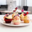 dekoracja na dzien kobiet 8 marca pikery na muffinki kobiety lubia braz do pracy klasy 6 szt