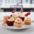 dekoracja na dzien kobiet 8 marca pikery na muffinki kobiety lubia braz do pracy klasy 6 szt