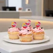 dekoracja na dzien kobiet pikery na babeczki muffinki kolorowe gerbery 6 szt