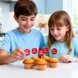 dekoracja na dzien matki urodziny pikery na babeczki dla mamy czerwone roze 6 szt