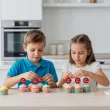 dekoracja na dzien matki urodziny pikery na babeczki dla mamy czerwone roze 6 szt