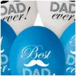 dekoracja na dzien ojca 23 czerwca balony pastelowe best dad ever do girland 12 5 szt
