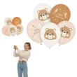 dekoracja na dzien pluszowego misia urodziny balony lateksowe little dreamer 13 5 szt