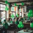 dekoracja na dzien swietego patryka balony zielone lateksowe pastel 10 zestaw 80 szt