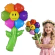 dekoracja na dzien wiosny dzien dziecka balon foliowy teczowy kwiatek do przedszkola 15 shp