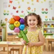dekoracja na dzien wiosny dzien dziecka balon foliowy teczowy kwiatek godan 15 shp
