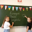 dekoracja na europejski dzien jezykow baner flagi girlanda papierowa do szkoly 3 6 m