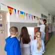 dekoracja na europejski dzien jezykow baner flagi girlanda papierowa do szkoly 3 6 m