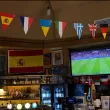 dekoracja na europejski dzien jezykow baner flagi girlanda papierowa do szkoly 3 6 m