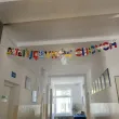 dekoracja na europejski dzien jezykow obcych baner flagi girlanda papierowa do szkoly 3 m