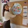 dekoracja na europejski dzien jezykow obcych plakat do powieszenia mapa na gazetke do klasy