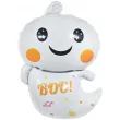 dekoracja na halloweeen balon foliowy duszek boo bialy do girlandy duch 23 shp