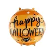 dekoracja na halloweeen balon foliowy happy halloween pomaranczowy do girlandy 18 shp