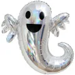 dekoracja na halloweeen duzy balon foliowy duch holograficzny do girlandy 30 shp