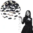dekoracja na halloween andrzejki konfetti papierowe nietoperze