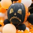 dekoracja na halloween balon foliowy straszna dynia pomaranczowo czarna 29 5 shp