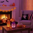 dekoracja na halloween baner girlanda papierowa dynie do powieszenia 3 6 m