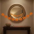 dekoracja na halloween baner girlanda papierowa dynie do powieszenia 3 6 m