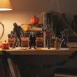 dekoracja na halloween drewniana figurka strach na wroble do postawienia 15 cm