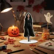 dekoracja na halloween drewniana figurka wampirzyca do postawienia 15 cm