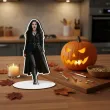 dekoracja na halloween drewniana figurka wampirzyca do postawienia 15 cm
