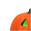 dekoracja na halloween lampka led straszna dynia pomaranczowa 20 cm