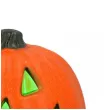 dekoracja na halloween lampka led straszna dynia pomaranczowa 20 cm