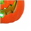 dekoracja na halloween lampka led straszna dynia pomaranczowa 20 cm
