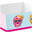 dekoracja na halloween papierowe pudelka na chipsy i przekaski dia de los muertos 4 szt