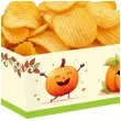dekoracja na halloween papierowe pudelka na chipsy i przekaski swieto dyni 4 szt