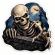 dekoracja na halloween plakat na okno drzwi straszna dynia ozdoba halloweenowa do powieszenia