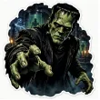 dekoracja na halloween plakat na okno drzwi straszna dynia ozdoba halloweenowa do powieszenia