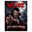 dekoracja na halloween powitalny plakat na drzwi cukierek albo psikus strefa zombie zaproszenie