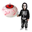 dekoracja na halloween swieczka krwawe oko plywajace partydeco 40 mm